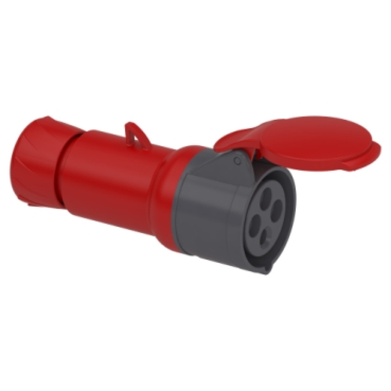 Schneider 16 A - 3P + E wander socket straight - IP44 380...415 V AC (PKF16M434)