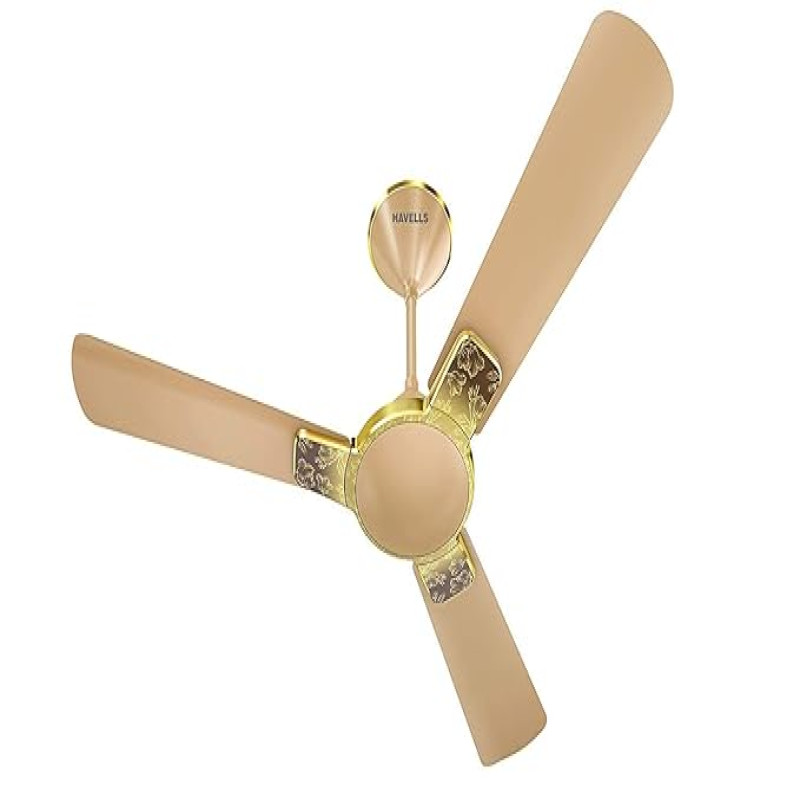 Havells Enticer Art Nature Flowers 1200mm Decorative, Dust Resistant, (HPLV), High Speed Ceiling Fan