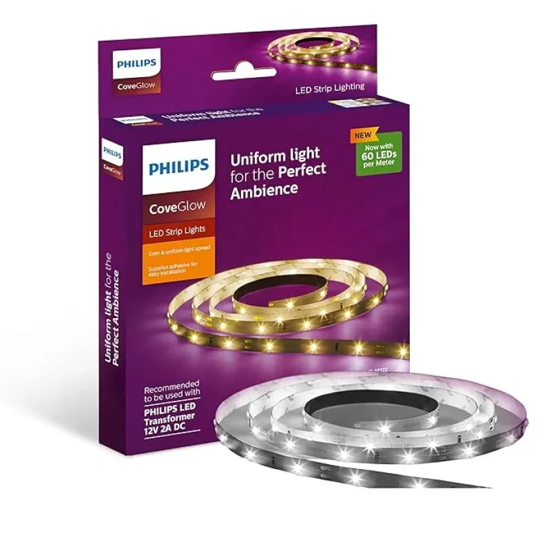 PHILIPS LED Cove Light for Ceiling | 5-Meter LED Strip Light for Home Decoration | CoveGlow, Cool Day Light | Pack of 1 (Driver Required Separately)