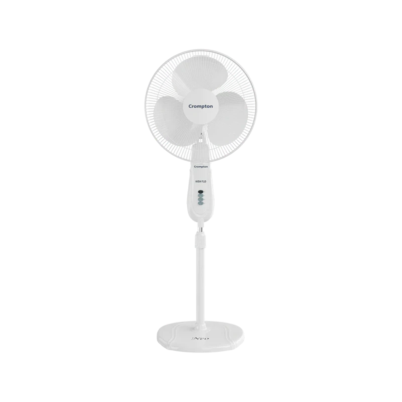 Crompton High Flo Neo High Speed 400 mm (16 inch) 50W Oscillating Pedestal Fan