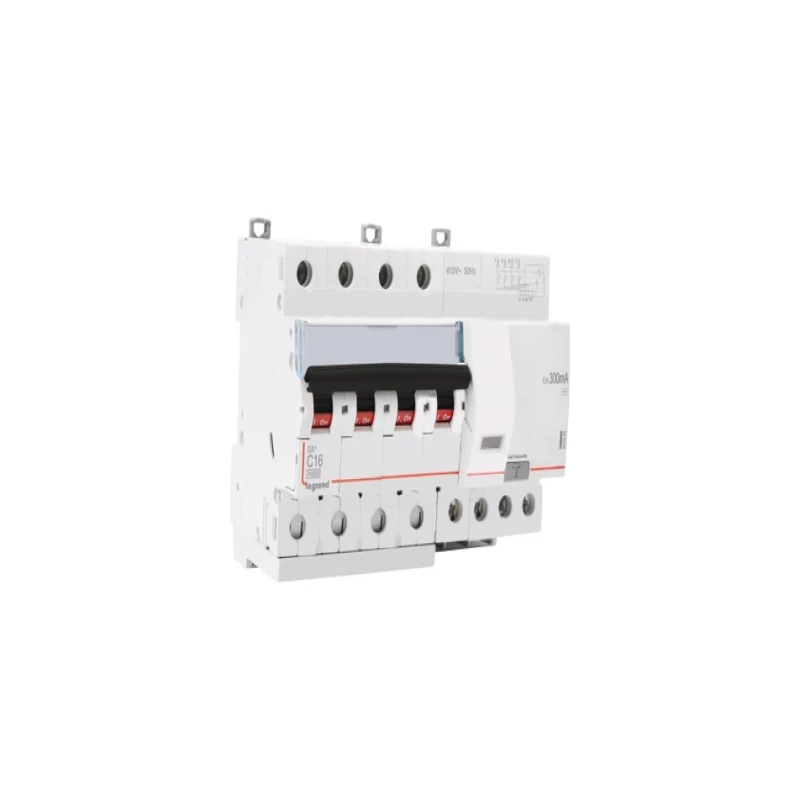 Legrand DX3 RCBOs - Four Pole 415 V~ (16A - 300mA) Type - AC