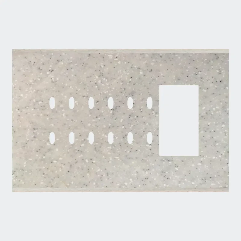 Norisys TG9 8M Solid Marble Finish Plate with 12 holes + 2M Window