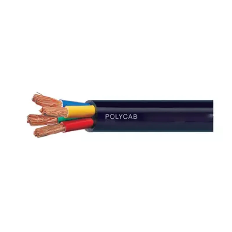 Polycab 1 Sqmm 5 Core Industrial Flexible Cable Black (100 Mtrs)
