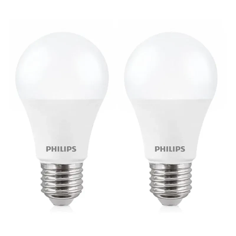 Philips 12-Watts LED Bulb E27 Base (Crystal White, Pack of 2)