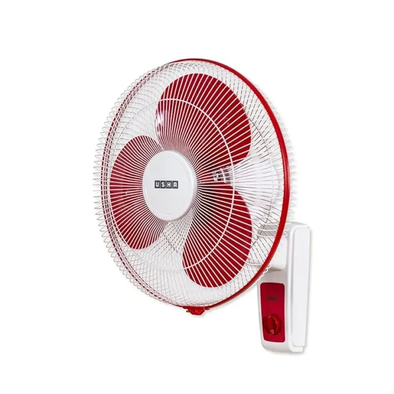 USHA Maxx Air 400MM High Speed Wall Fan (Red & White)