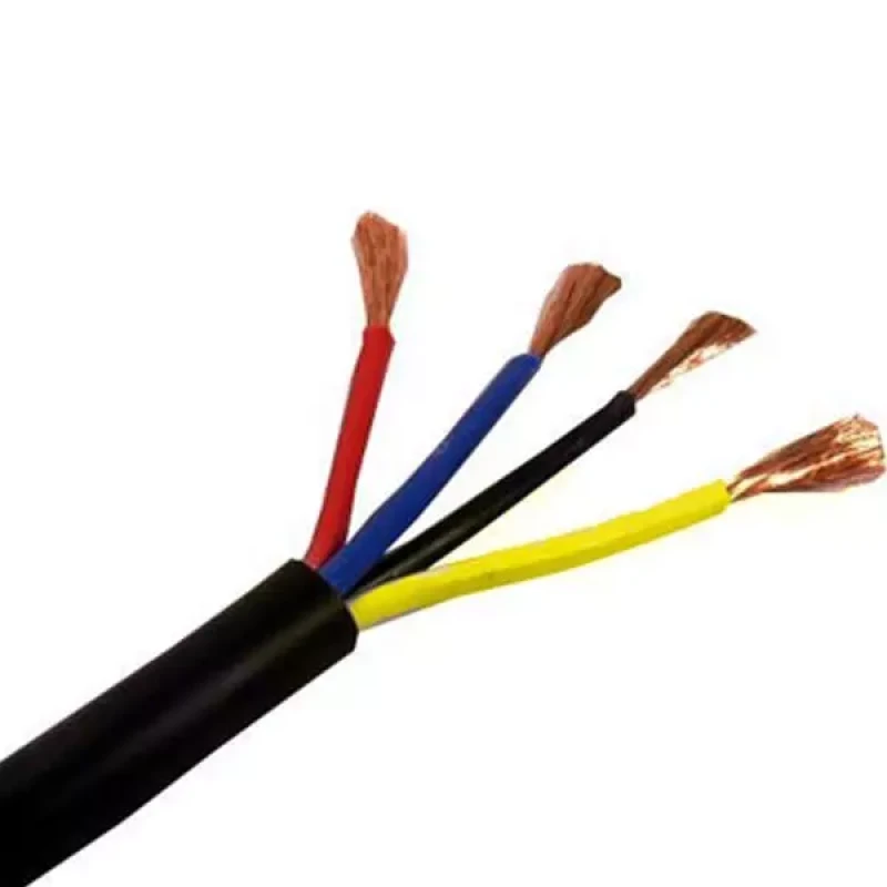 Polycab 0.75 Sqmm 4 Core Industrial Flexible Cable Black (100 Mtrs)