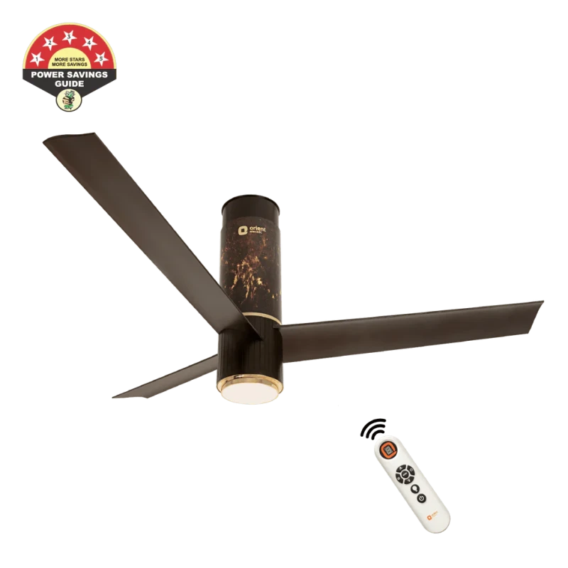 OREINT: Aeroslim 1200mm with IoT, Remote & Underlight BLDC PRO Smart Ceiling Fan