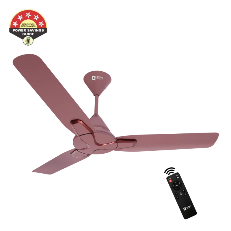 Orient:Jazz BLDC Decorative Ceiling Fan With Remote 1200mm