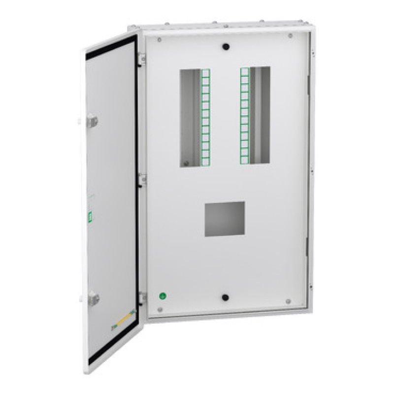 Schneider Acti9 VTPN DBs for MCCB Incomer (IP43) - VTPN DB 8 Ways MCCB I-c 160A - 160A MCCB + 24 - Double Door - 8 way - (A9HVN08M)