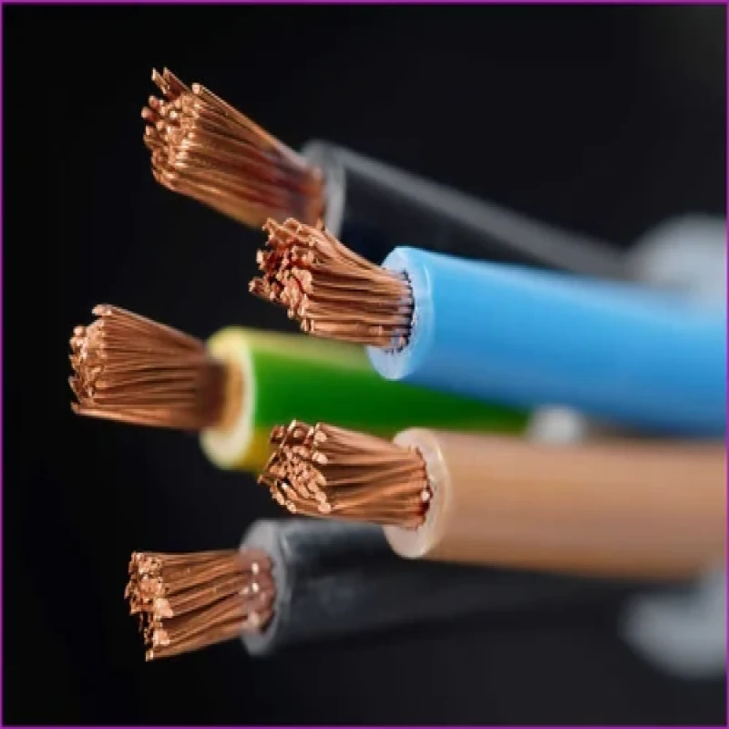 Polycab 10 Sqmm 5 Core FR PVC Insulated Industrial Flexible Cable Black (100 Mtrs)