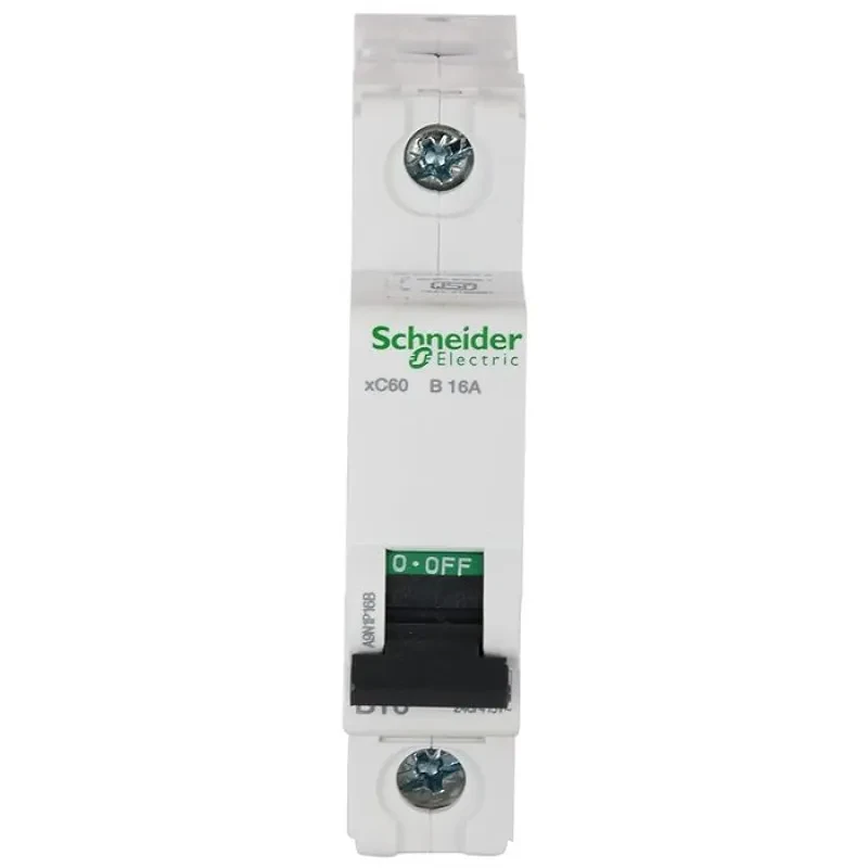 Schneider B Curve MCBs - xC60 - 1 Pole - 16A (A9N1P16B)