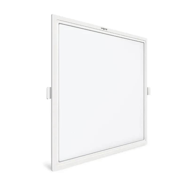 wipro Polycarbonate Garnet 20W Square Led Wave Infinity Panel |Cool White Light (6500K)|Rimless with Ultra-Slim Design |Pop Ceiling Light |Cutout-205X205Mm |Pack of 1 -
