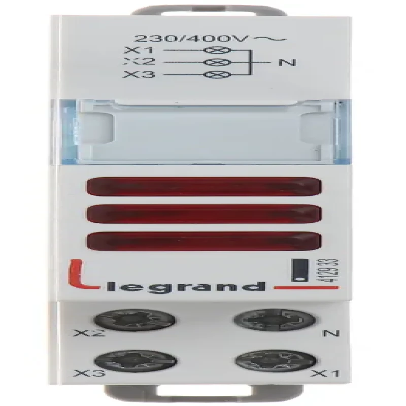 Legrand DX3 indicators - Red+Red+Red 250V~ AC 1Module (412933)