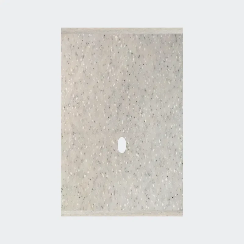 Norisys TG9 1M Solid Marble Finish Plate with 1 hole