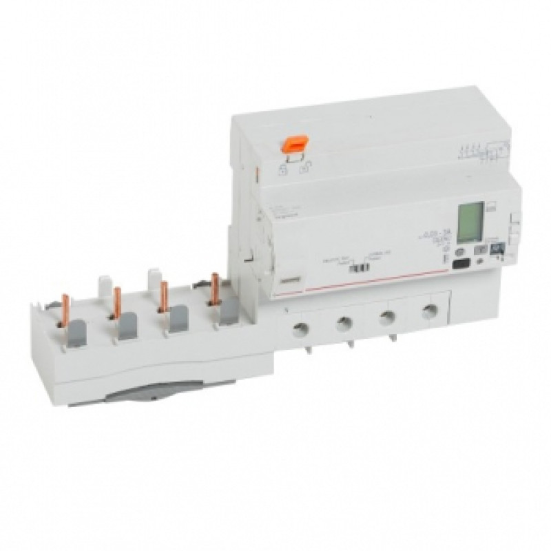 Legrand DX3 (63A) RCD add on module w measurement & metering - Adjustable metering, Four pole 415V~ (7 M)