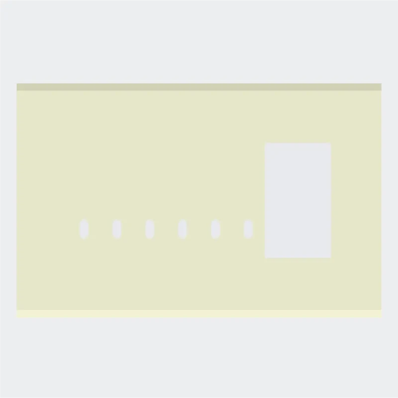Norisys TG9 8M Solid Glass Plate with 6 holes + 2M Window
