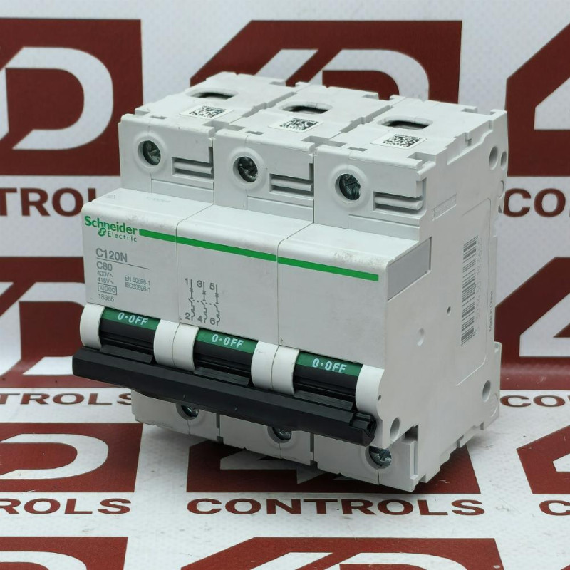 Schneider MCBs - AC - C120 N(10kA) - 3 Pole - 80A (A9N18365 )