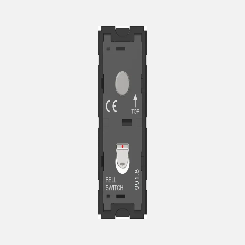 Norisys TG9 Switch 6A - 1 Gang - Bell with indicator + Blank - 1 Module
