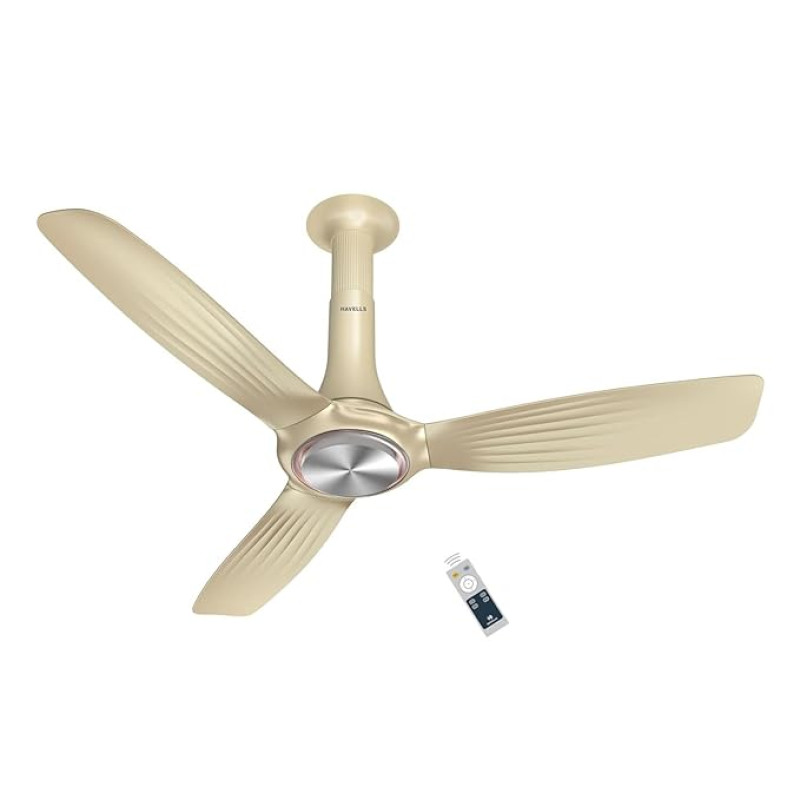 Havells 1200mm Inox BLDC Ceiling Fan Remote Controlled Smart Fan IoT Enabled