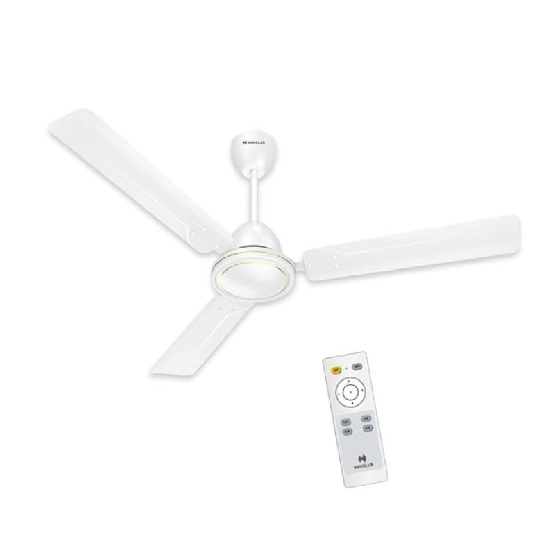Havells 1200mm Glaze BLDC Motor Ceiling Fan | Remote Controlled,