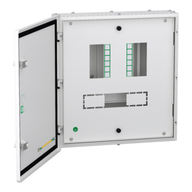 Schneider Acti9 VTPN DBs for Modular Incomer (IP43) - VTPN DB 4 Ways Modular i-c 63A -  12 + 12 modules -  Double Door - 4Way-( A9HVM04)