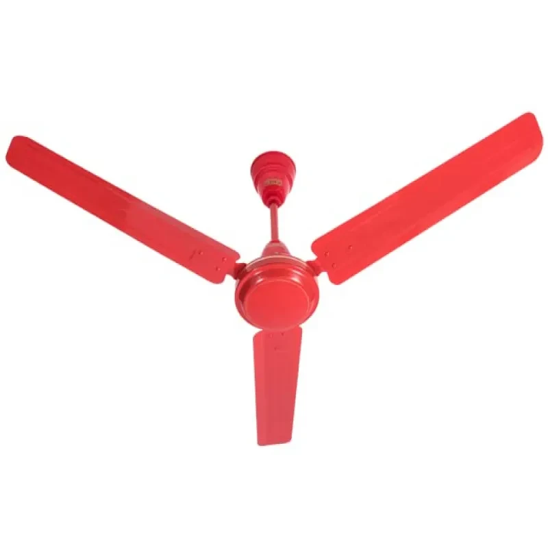 USHA Racer 1200mm 50 Watt Energy Efficient 1 Star Rated Power Saving High Speed Ceiling Fan (Red)