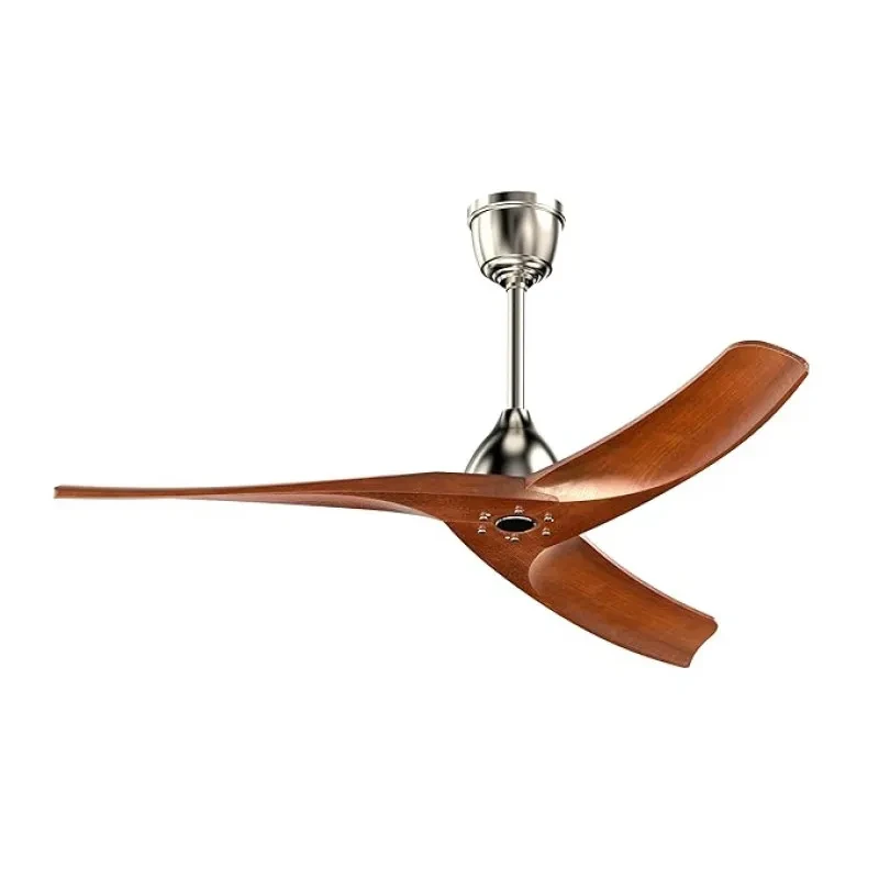 Sturlite Artemis 1320mm Smart Ceiling Fan with Remote| 2-Way Rotation BLDC Motor Fan| Voice on Command Operation (Siri, Google, Alexa, IHome)| IOT with Silen Operation - Walnut