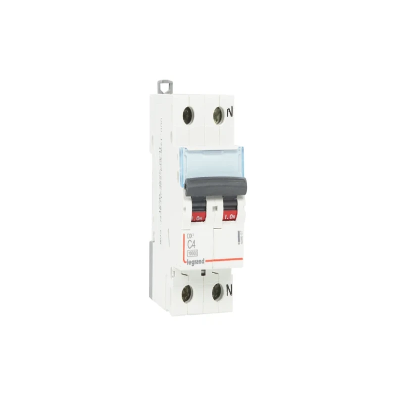 Legrand DX3 AC MCBs - C Curve Single Pole + Neutral 240 V~ (4A)