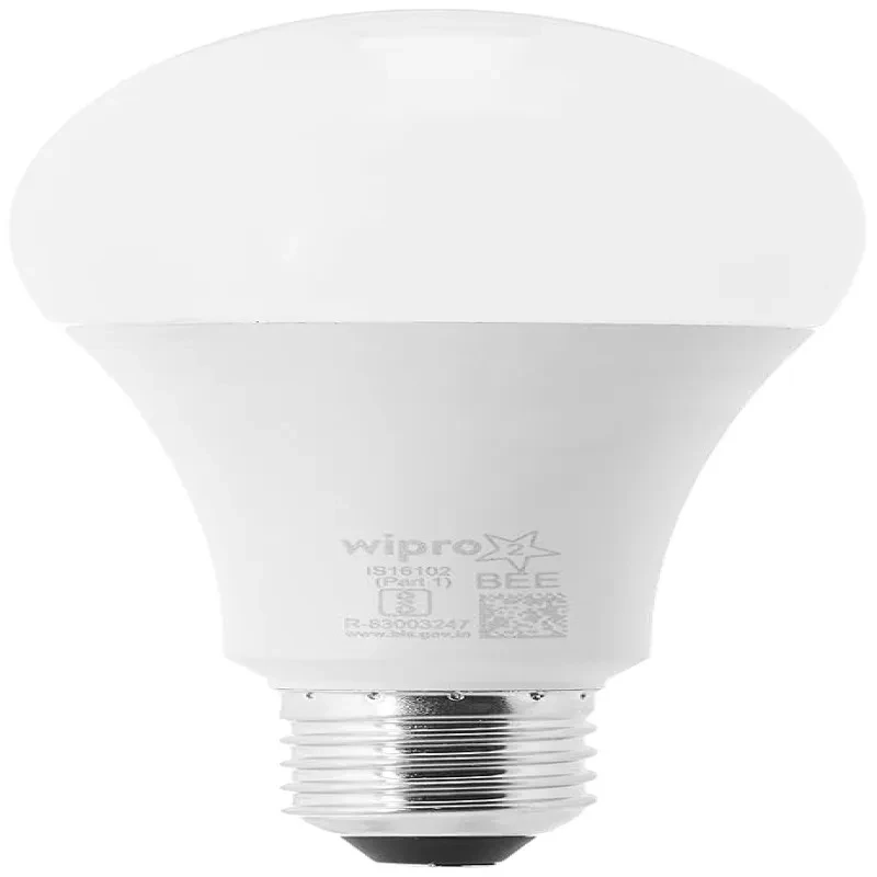 wipro Garnet 14W LED Bulb for Home & Office |Warm White (2700K) | E27 Base|220 degree Light coverage |4Kv Surge Protection |400V High Voltage Protection |Energy Efficient | Pack of 2