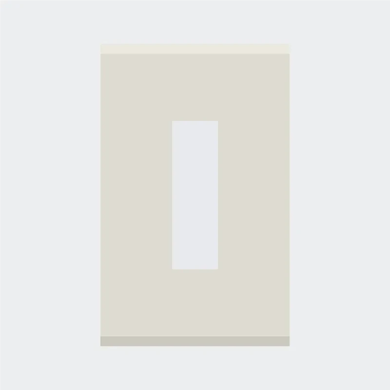 Norisys TG9 1M Solid Glass Plate with 1M Window
