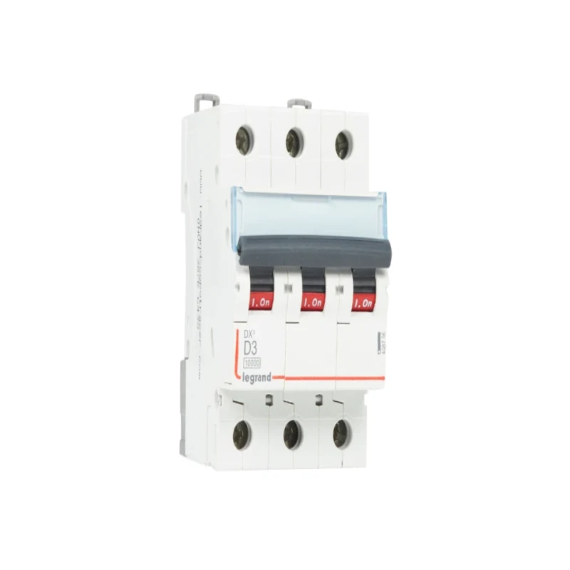 Legrand DX3 AC MCBs - D Curve Triple Pole 415 V~ (3A)