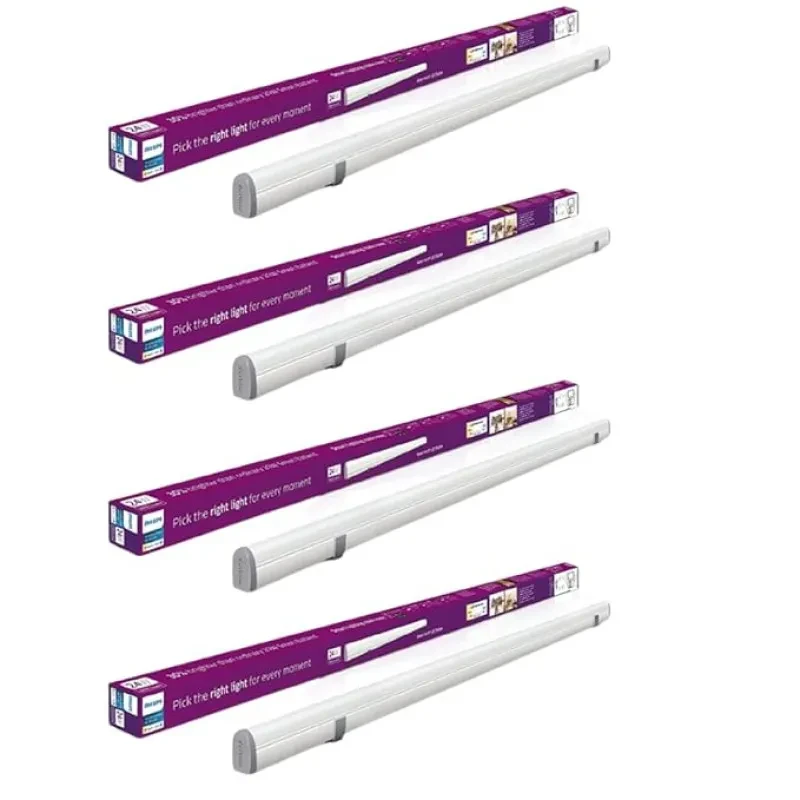 Philips Smart Wi-Fi LED Batten 24-Watt WiZ Connected (Pack of 4) (Shades of White + Tuneable + Dimmable + Pre-Set Modes) (Compatible with Amazon Alexa and Google Assistant)
