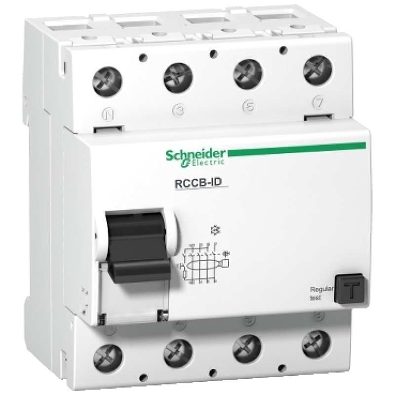 schneider RCCBs ID - 4 Pole - (125A - 100mA) Type -AC (16906)