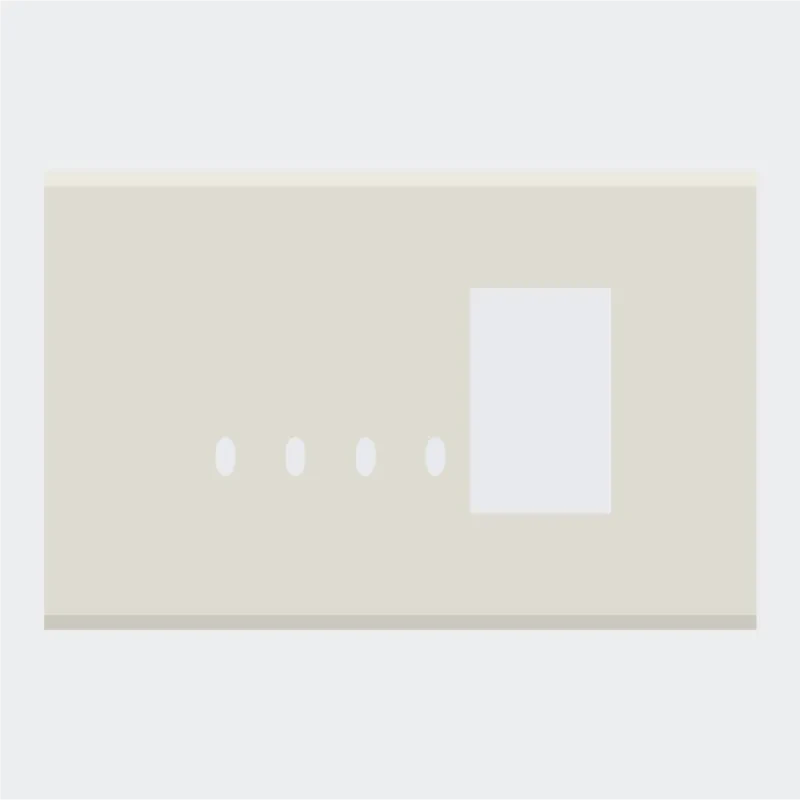 Norisys TG9 6M Solid Glass Plate with 4 holes + 2M Window