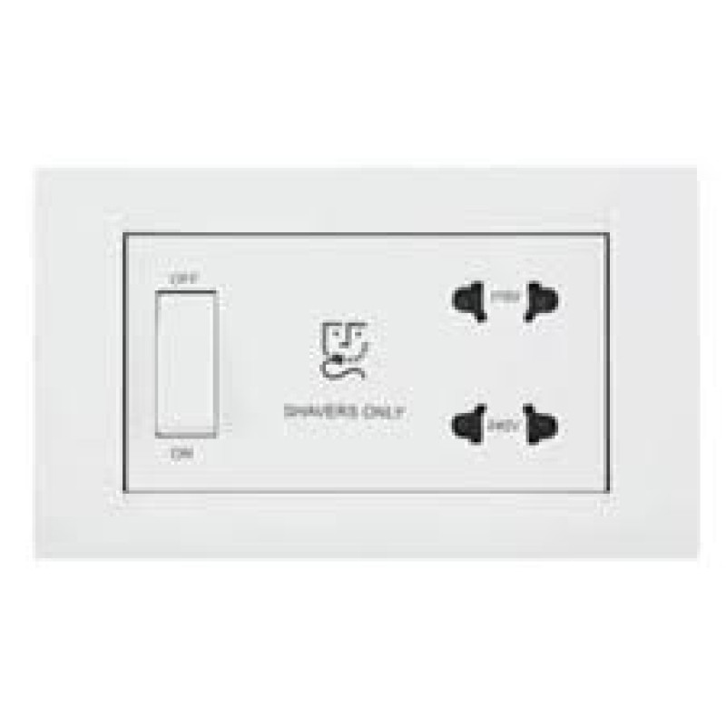 ANCHOR ROMA Shaver Socket 4 Module, 110/240 V with transformer