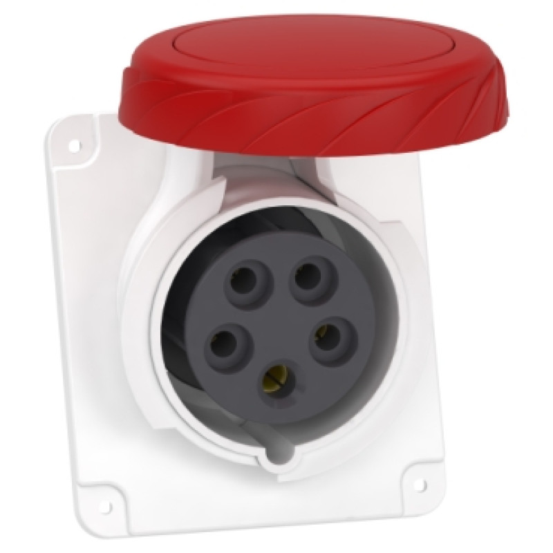 Schneider 32A 3P + N + E screw-socket-angled - IP67 200...250 V AC Panel ( PKF16F735)