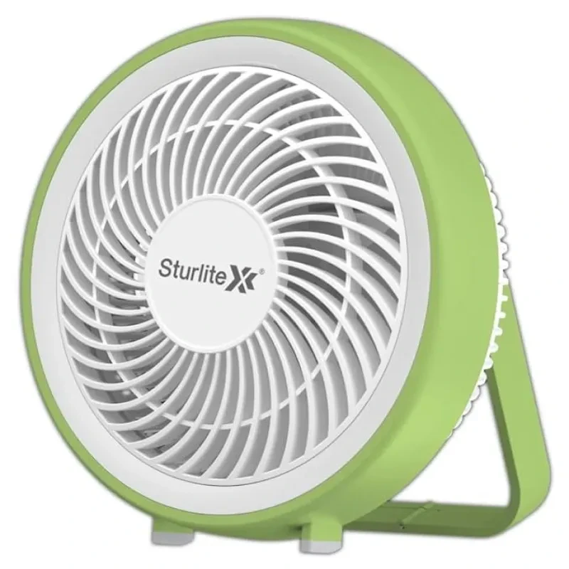 Sturlite Aero 12W Mini Portable Table Fan + Lamp| 3 Speed Modes| 2 Lighting Modes| Silent Operation With Upto 4Hr Long Battery Backup| 1800 mAh Li-ion Battery - Pack of 1