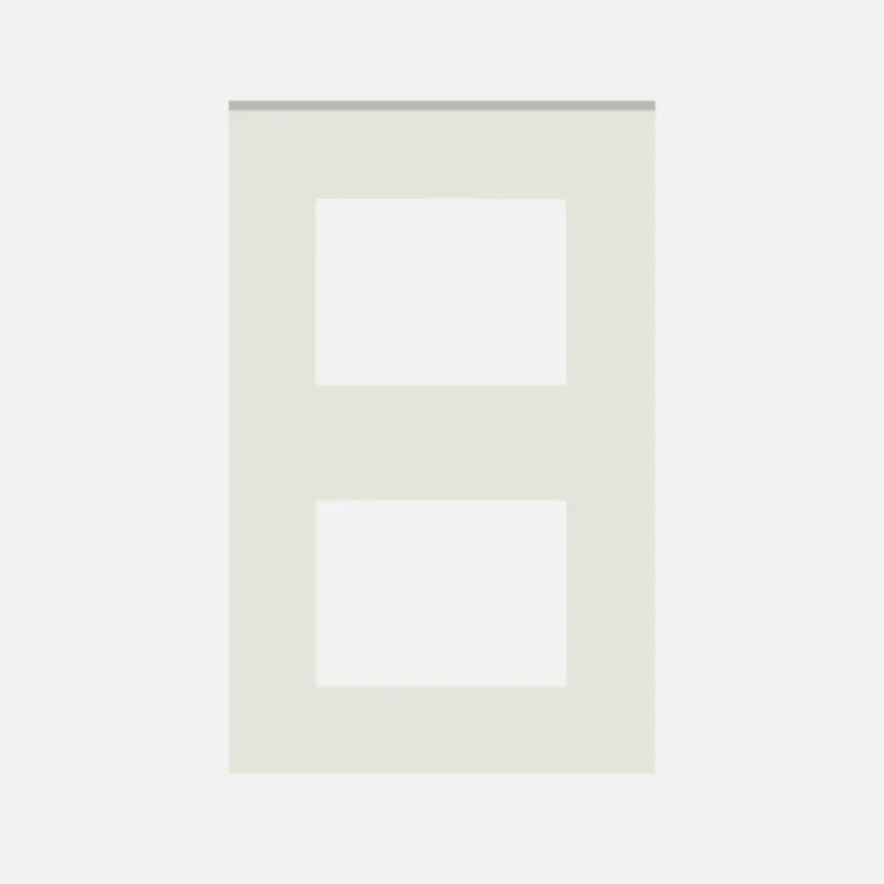 NORISYS CUBE Series 8M(V) Flat '5 Plate with Frames - 8 module