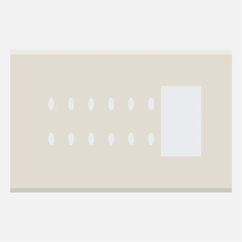 Norisys TG9 8M Solid Glass Plate with 12 holes + 2M Window