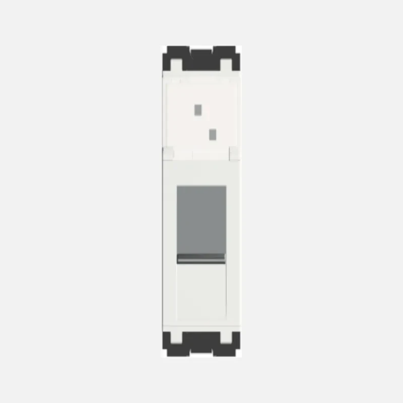 NORISYS CUBE Series Information Socket 6a - UTP Shuttered - 1 Module