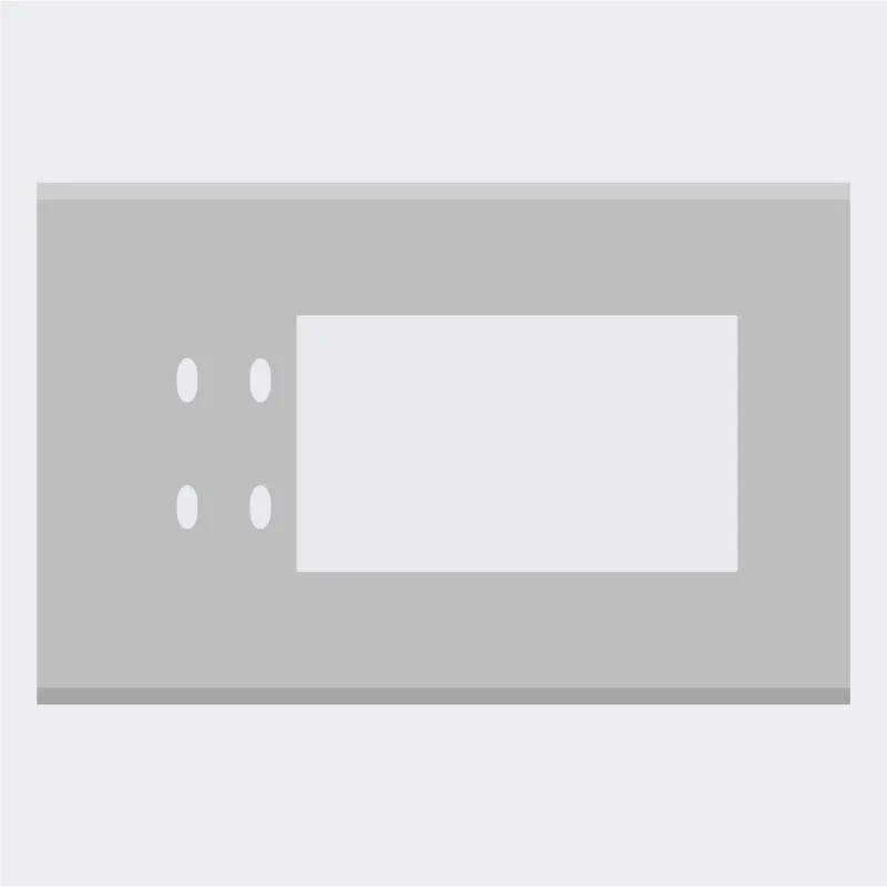 Norisys TG9 8M Solid Aluminum Plate with 4 holes + 6M Window