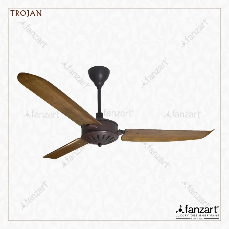 Fanzart  Trojan – 56” Classical fan with 3 x oil rubbed ABS blades,