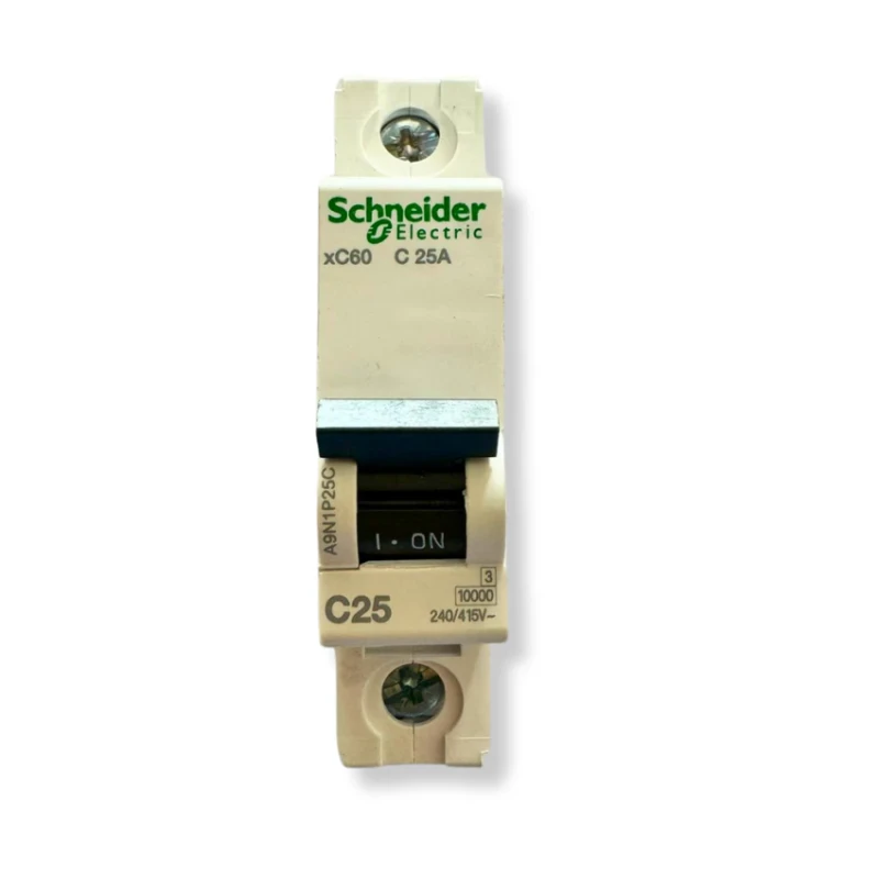 Schneider C Curve MCBs - xC60 -  1 Pole - 25A (A9N1P25C)