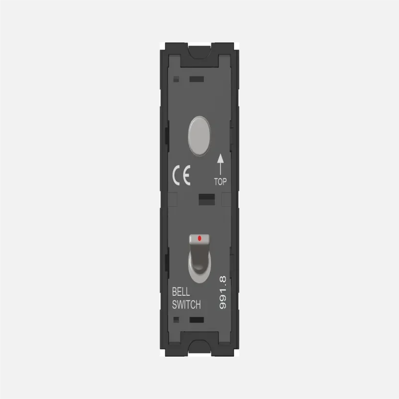 Norisys TG9 Switch 6A - 1 Gang - Bell with indicator + Blank - 1 Module