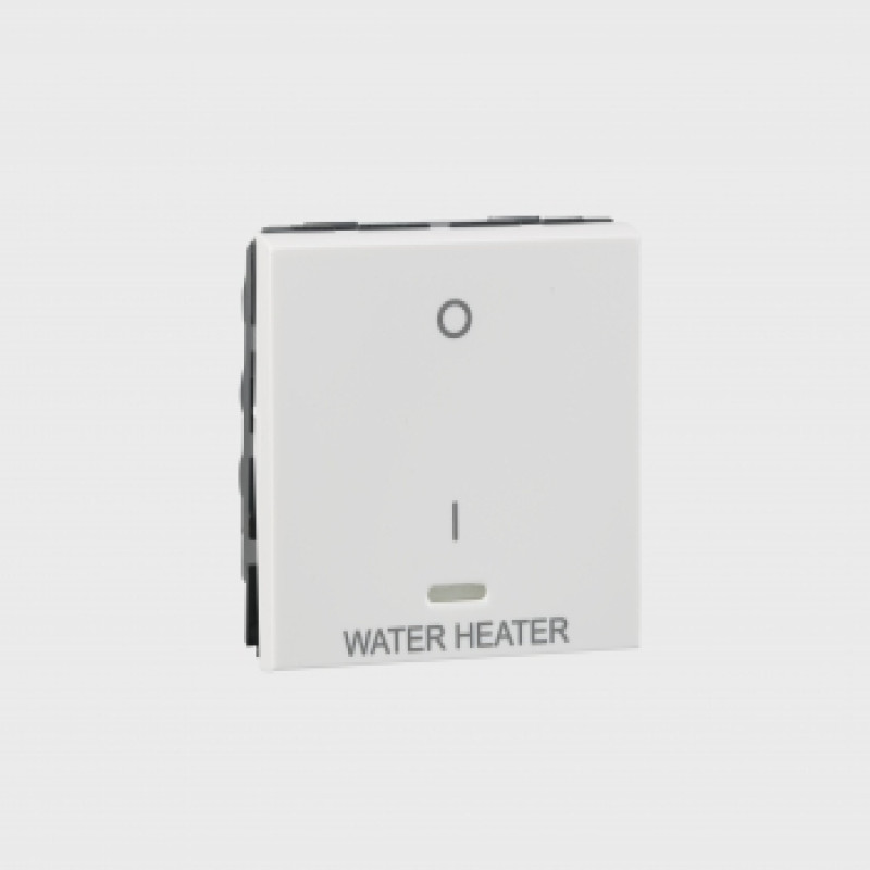 Legrand Arteor 20A DP - 1Way w Indicator & Water Heater Marking 2 Module Switch