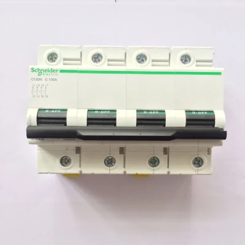Schneider MCBs - AC - C120 N(10kA) - 4 Pole - 100A (A9N18374)