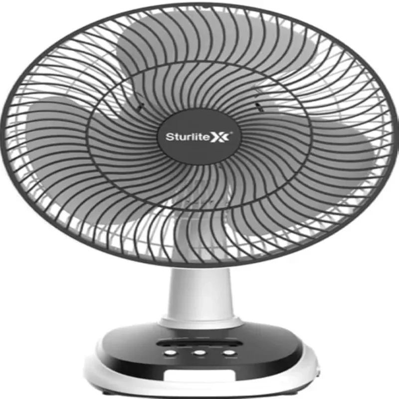 Sturlite Reno 30W Portable Table Fan + Lamp| 3 Speed Modes| 2 Lighting Modes| Auto-Off Timer| Silent Operation With Upto 10Hr Long Battery Backup| 3600 mAh Li-ion Battery - Pack of 1
