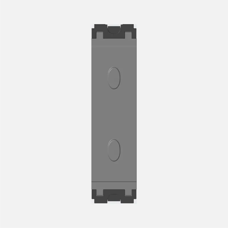 Norisys TG9 Double Hole Blank - 1 Module