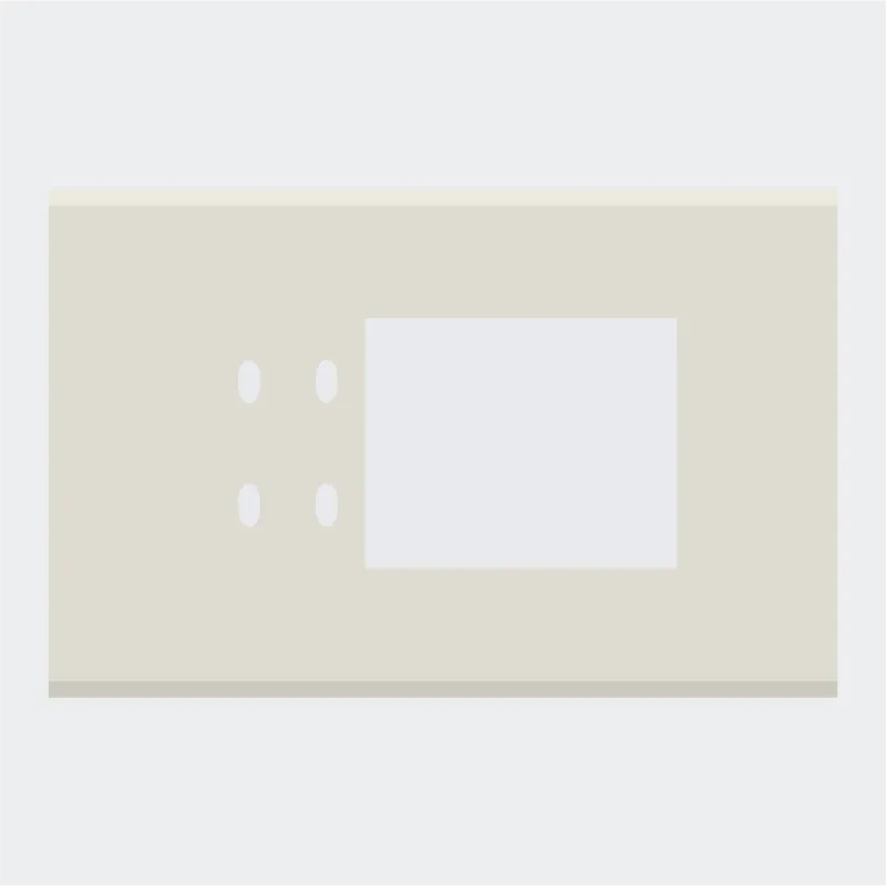 Norisys TG9 6M Solid Glass Plate with 4 holes + 4M Window