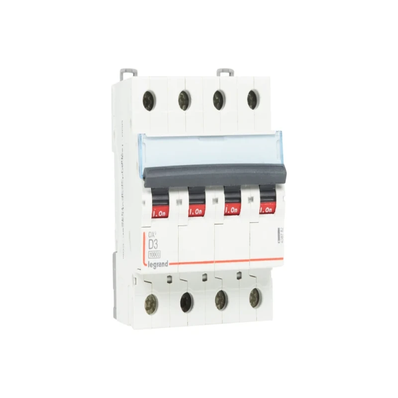 Legrand DX3 AC MCBs - D Curve Four Pole 415 V~ (3A)